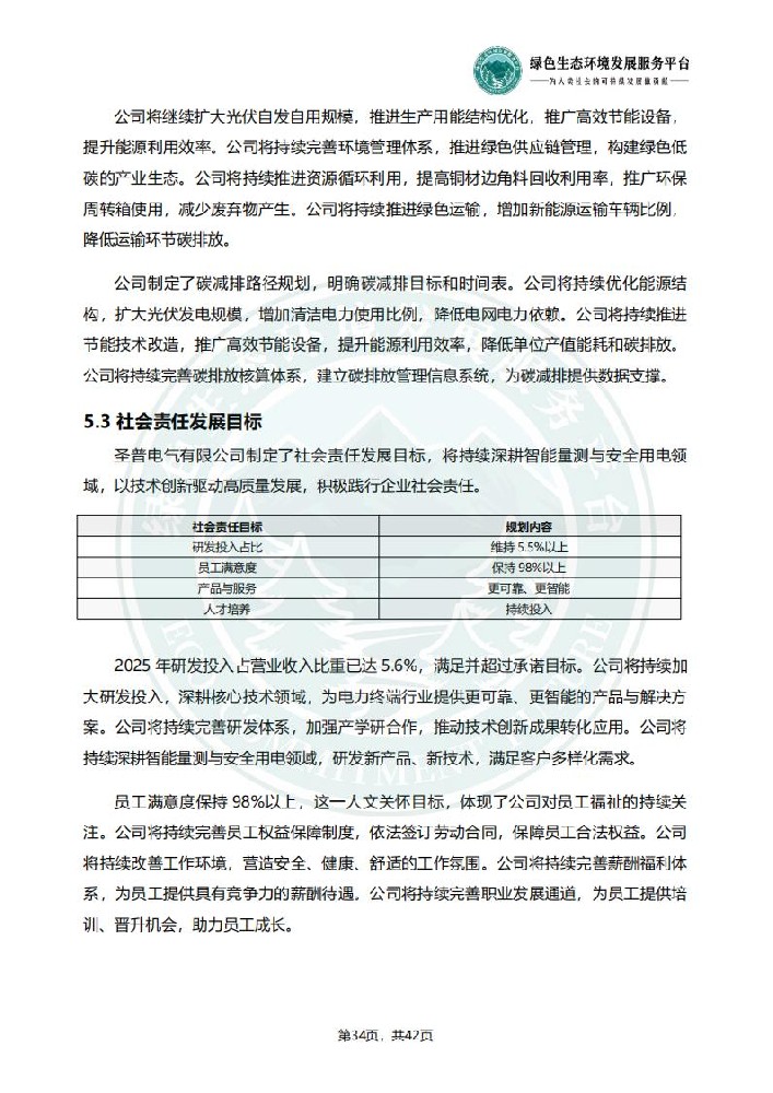 ESG环境社会和公司治理报告