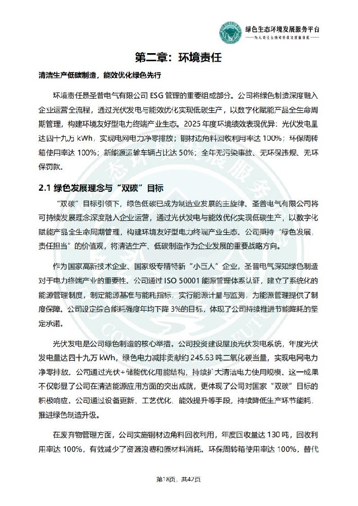 ESG环境社会和公司治理报告