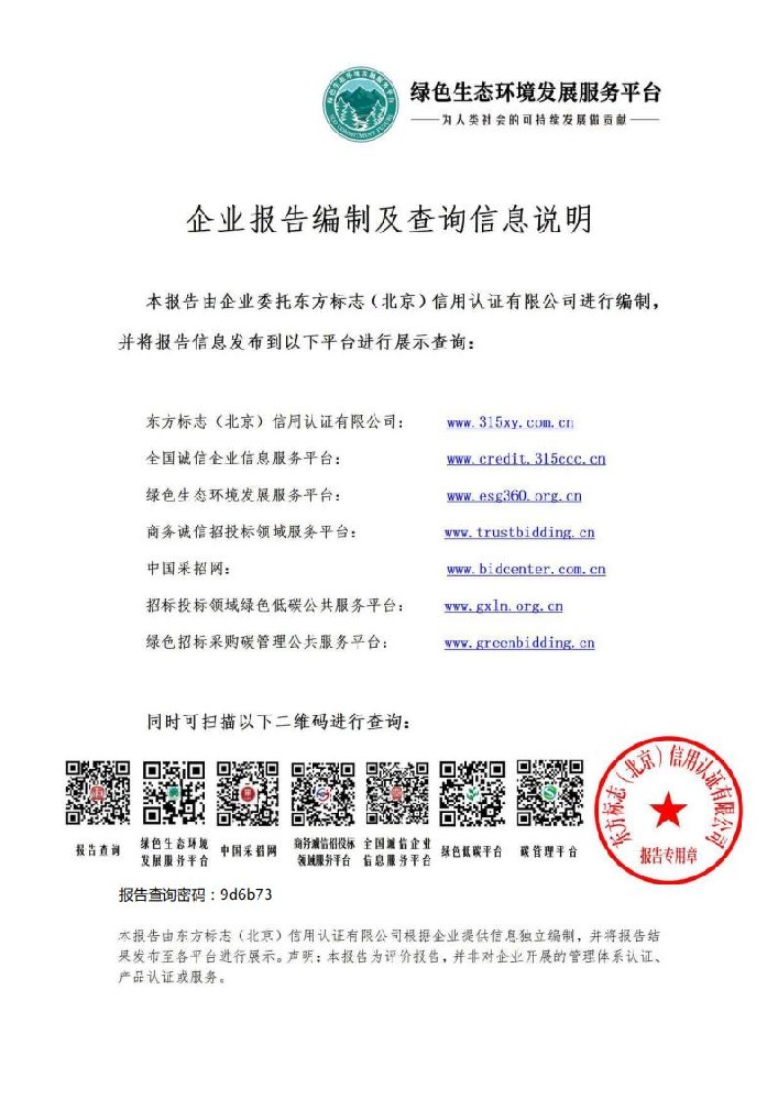 ESG环境社会和公司治理报告
